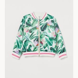 HM x DIETER BRAUN Tropical Bird Bomber Jacket Set 6YO 120 cm
